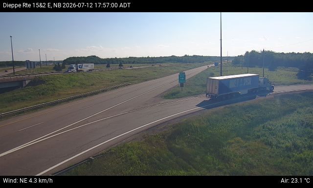 Web Cam image of Dieppe/Moncton (NB Highway 2)