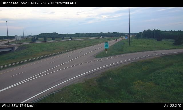 Web Cam image of Dieppe/Moncton (NB Highway 2)