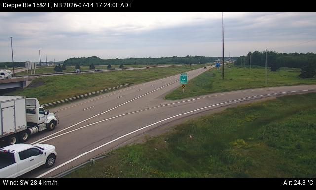 Web Cam image of Dieppe/Moncton (NB Highway 2)