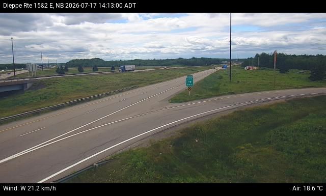 Web Cam image of Dieppe/Moncton (NB Highway 2)