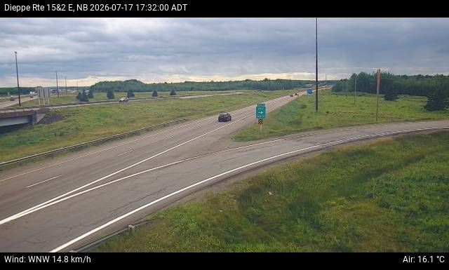 Web Cam image of Dieppe/Moncton (NB Highway 2)