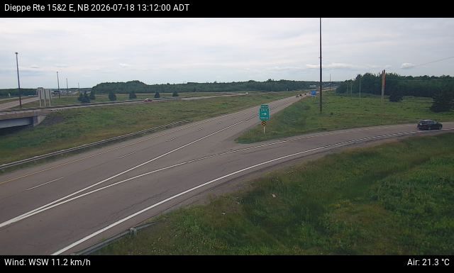Web Cam image of Dieppe/Moncton (NB Highway 2)