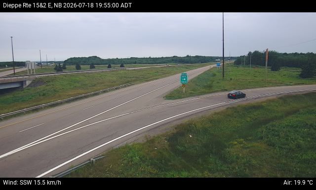 Web Cam image of Dieppe/Moncton (NB Highway 2)