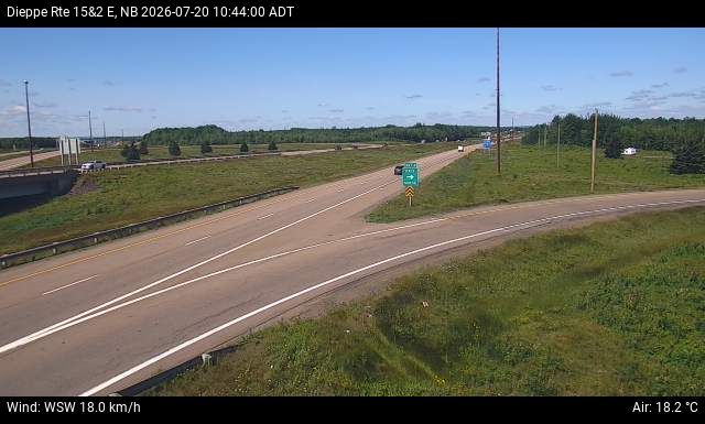 Web Cam image of Dieppe/Moncton (NB Highway 2)