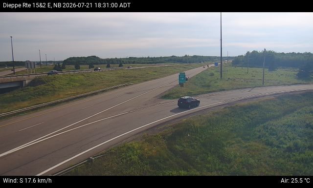 Web Cam image of Dieppe/Moncton (NB Highway 2)