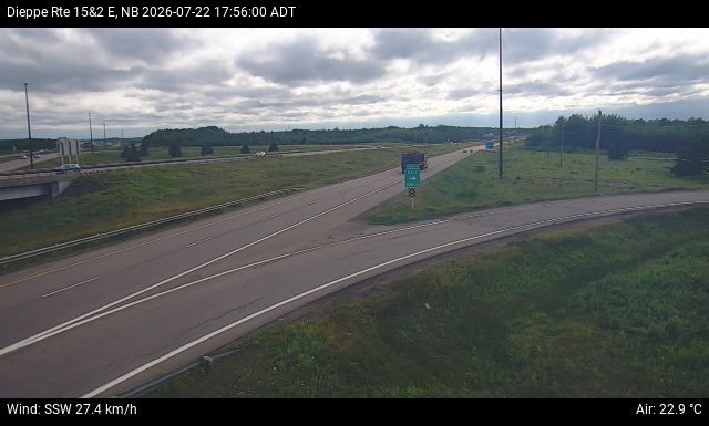 Web Cam image of Dieppe/Moncton (NB Highway 2)