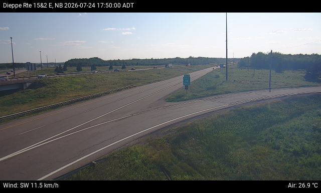 Web Cam image of Dieppe/Moncton (NB Highway 2)