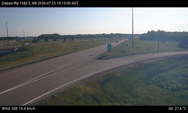 Web Cam image of Dieppe/Moncton (NB Highway 2)
