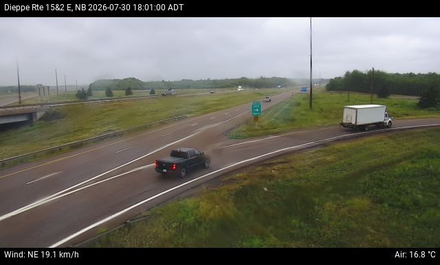 Web Cam image of Dieppe/Moncton (NB Highway 2)