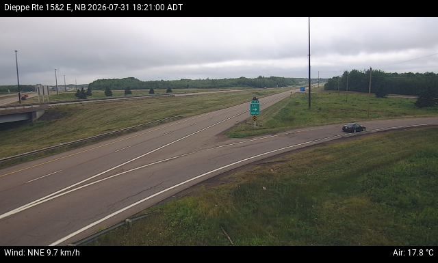 Web Cam image of Dieppe/Moncton (NB Highway 2)