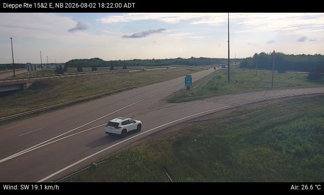 Web Cam image of Dieppe/Moncton (NB Highway 2)