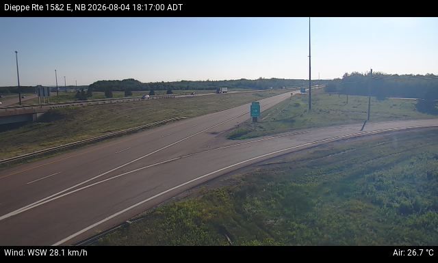 Web Cam image of Dieppe/Moncton (NB Highway 2)