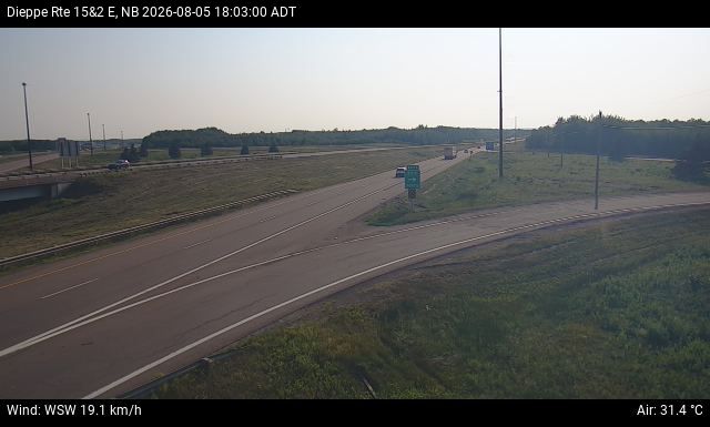 Web Cam image of Dieppe/Moncton (NB Highway 2)