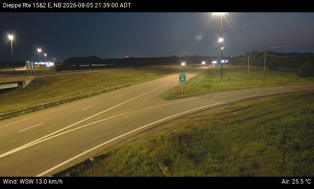 Web Cam image of Dieppe/Moncton (NB Highway 2)