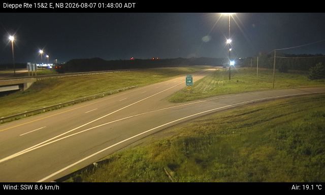 Web Cam image of Dieppe/Moncton (NB Highway 2)