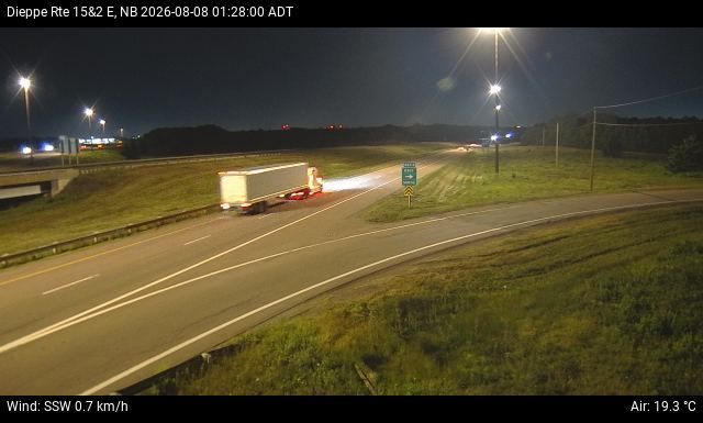Web Cam image of Dieppe/Moncton (NB Highway 2)