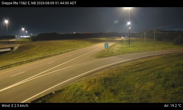 Web Cam image of Dieppe/Moncton (NB Highway 2)