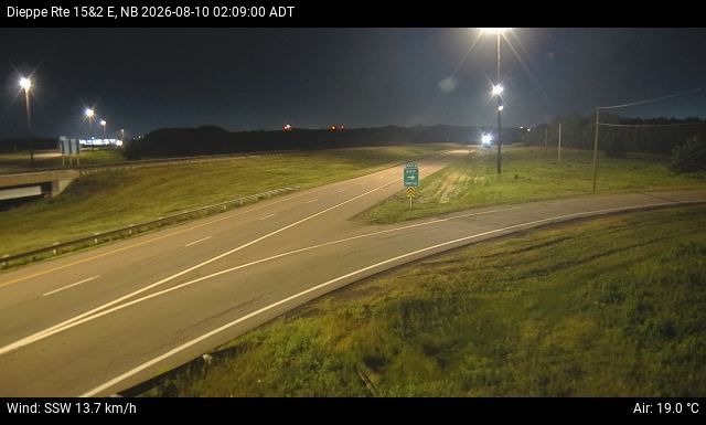 Web Cam image of Dieppe/Moncton (NB Highway 2)