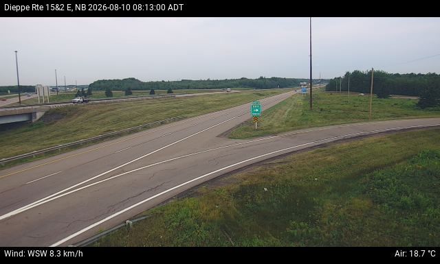 Web Cam image of Dieppe/Moncton (NB Highway 2)