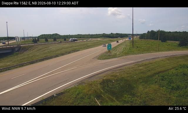 Web Cam image of Dieppe/Moncton (NB Highway 2)
