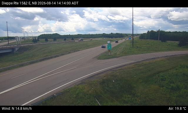 Web Cam image of Dieppe/Moncton (NB Highway 2)
