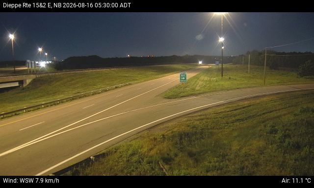 Web Cam image of Dieppe/Moncton (NB Highway 2)