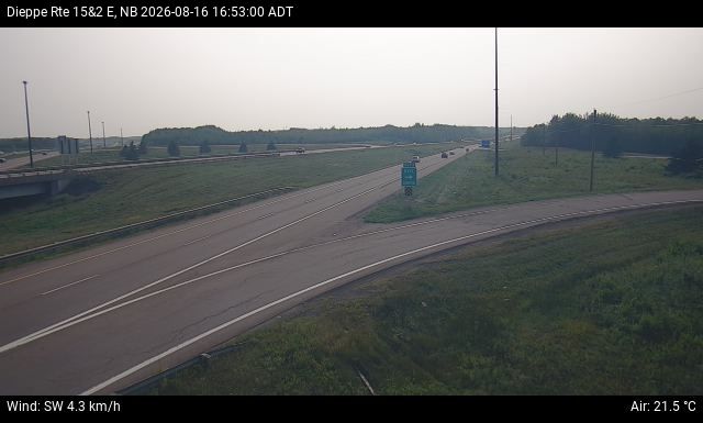 Web Cam image of Dieppe/Moncton (NB Highway 2)