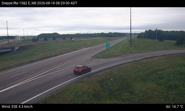 Web Cam image of Dieppe/Moncton (NB Highway 2)
