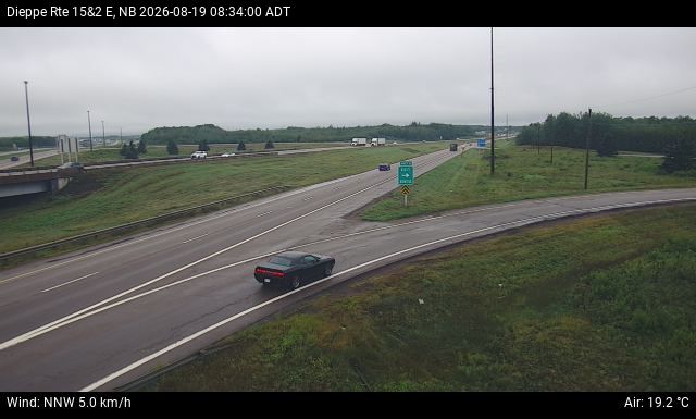 Web Cam image of Dieppe/Moncton (NB Highway 2)
