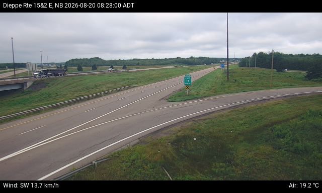 Web Cam image of Dieppe/Moncton (NB Highway 2)