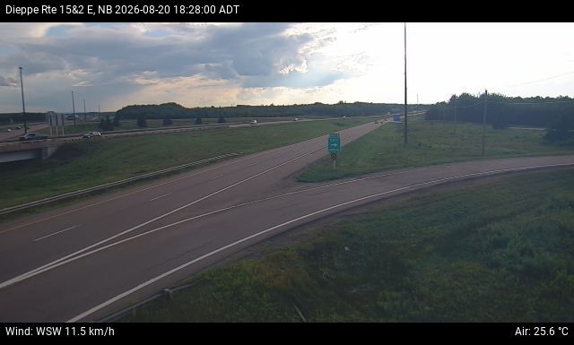 Web Cam image of Dieppe/Moncton (NB Highway 2)
