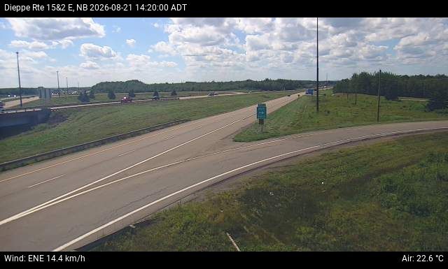Web Cam image of Dieppe/Moncton (NB Highway 2)