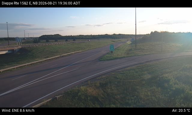 Web Cam image of Dieppe/Moncton (NB Highway 2)