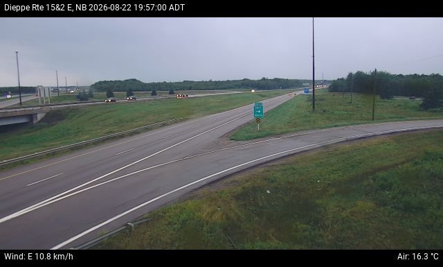 Web Cam image of Dieppe/Moncton (NB Highway 2)