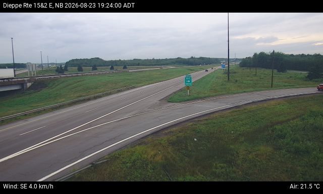 Web Cam image of Dieppe/Moncton (NB Highway 2)