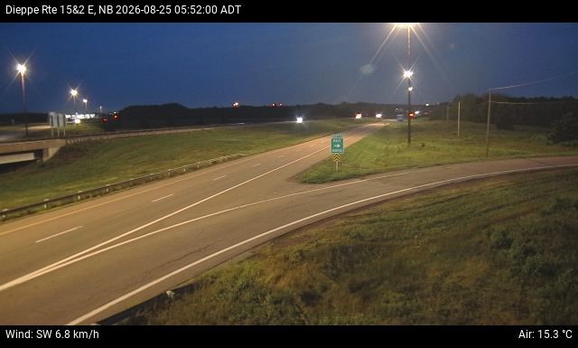 Web Cam image of Dieppe/Moncton (NB Highway 2)