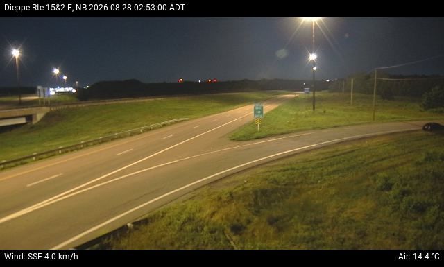 Web Cam image of Dieppe/Moncton (NB Highway 2)
