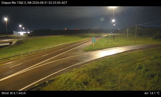Web Cam image of Dieppe/Moncton (NB Highway 2)
