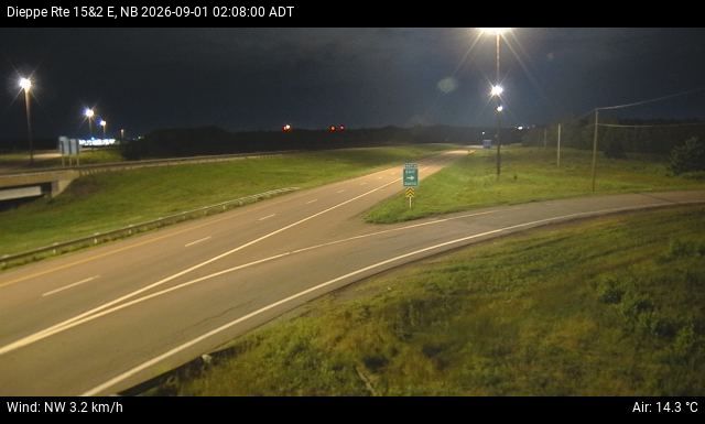 Web Cam image of Dieppe/Moncton (NB Highway 2)