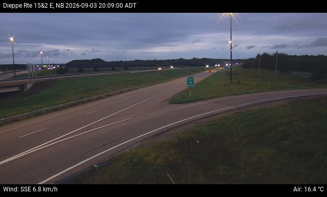Web Cam image of Dieppe/Moncton (NB Highway 2)