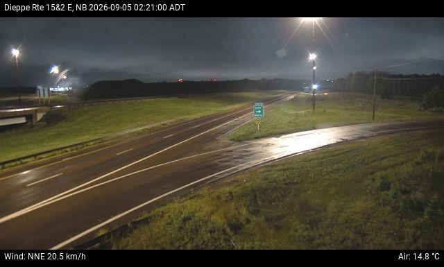 Web Cam image of Dieppe/Moncton (NB Highway 2)