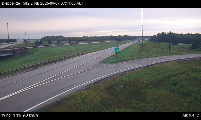 Web Cam image of Dieppe/Moncton (NB Highway 2)