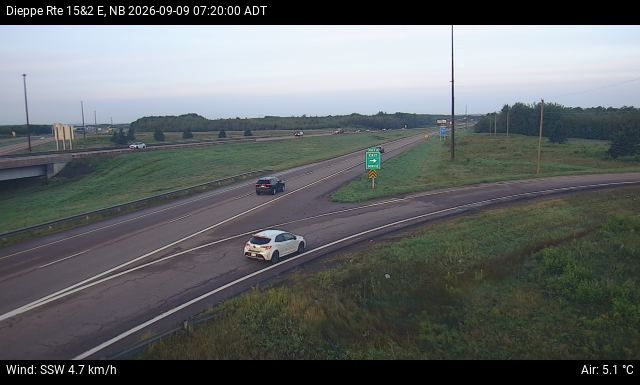 Web Cam image of Dieppe/Moncton (NB Highway 2)
