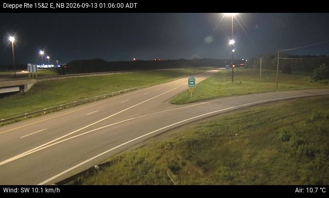 Web Cam image of Dieppe/Moncton (NB Highway 2)