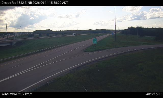 Web Cam image of Dieppe/Moncton (NB Highway 2)