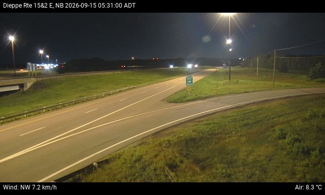 Web Cam image of Dieppe/Moncton (NB Highway 2)