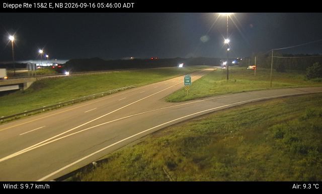 Web Cam image of Dieppe/Moncton (NB Highway 2)