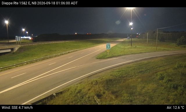 Web Cam image of Dieppe/Moncton (NB Highway 2)
