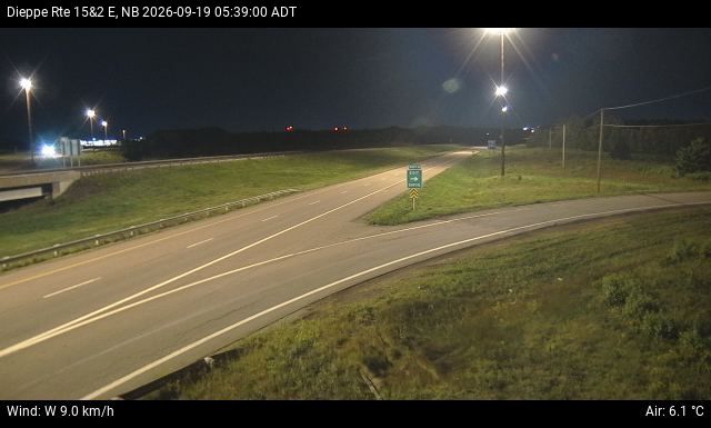Web Cam image of Dieppe/Moncton (NB Highway 2)