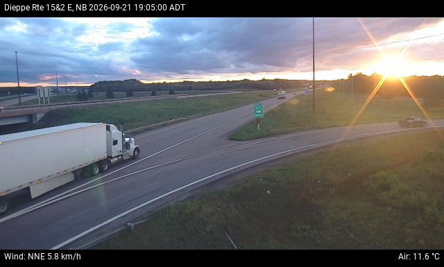 Web Cam image of Dieppe/Moncton (NB Highway 2)